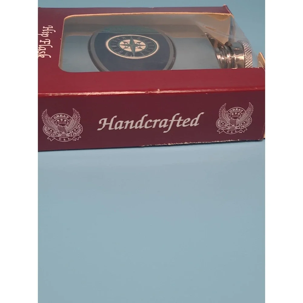Seattle Mariners Stainless Steel Hip Flask